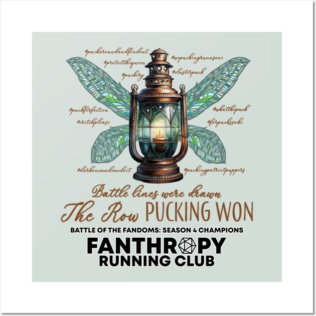 The Row PUCKING WON! Wall Art by Fans of Fanthropy